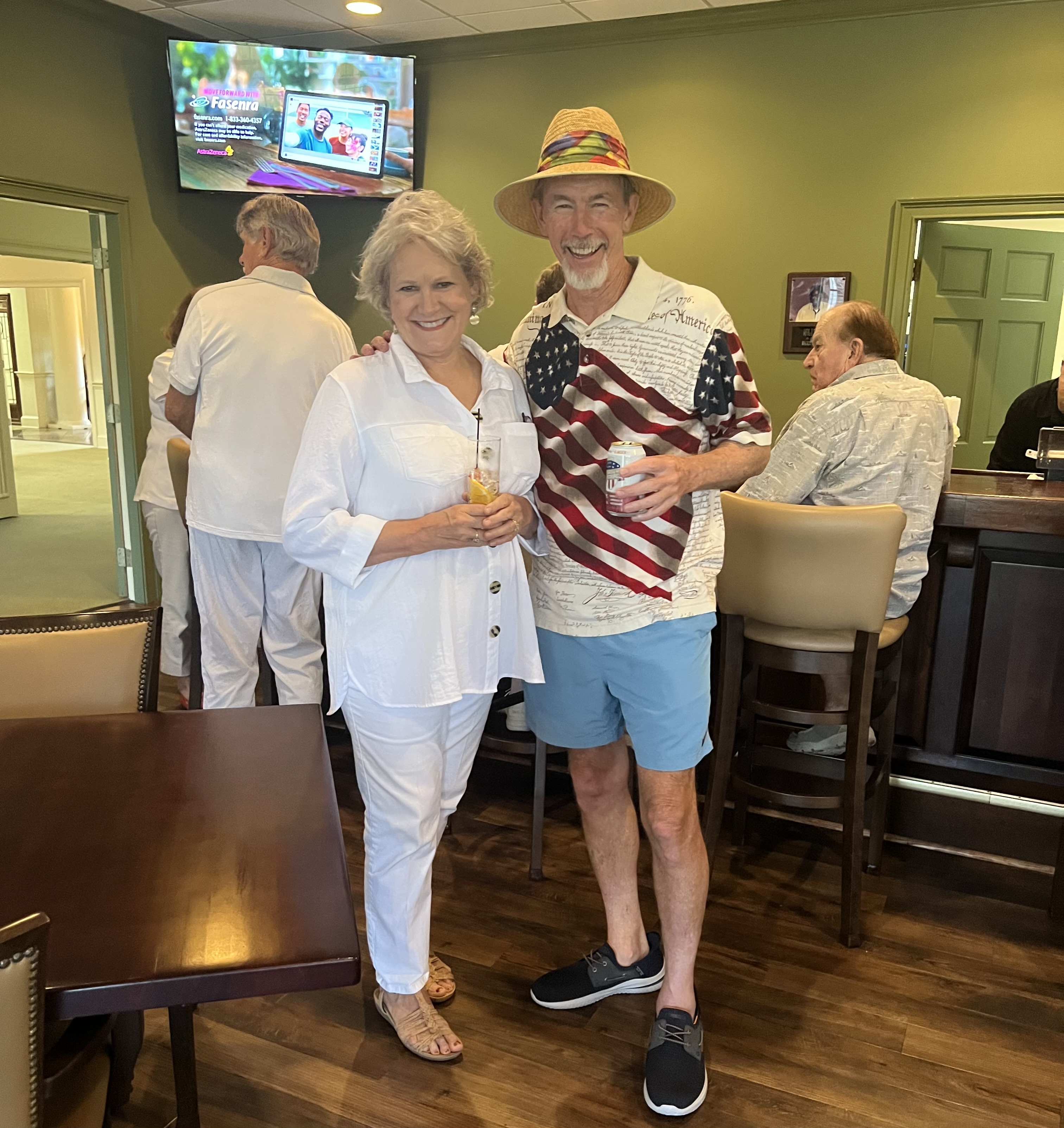 Debbie Jones and Brad Moore