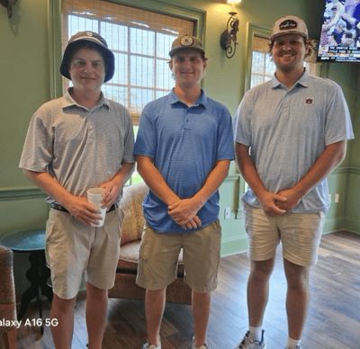 Andrew Finlayson, Jackson Parker, and Cole Parker