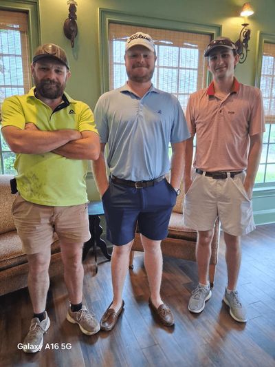 Carlton Drinkwater, Chase Wright, and Clayton Gilmore (Not pictured- Kyle Helms)